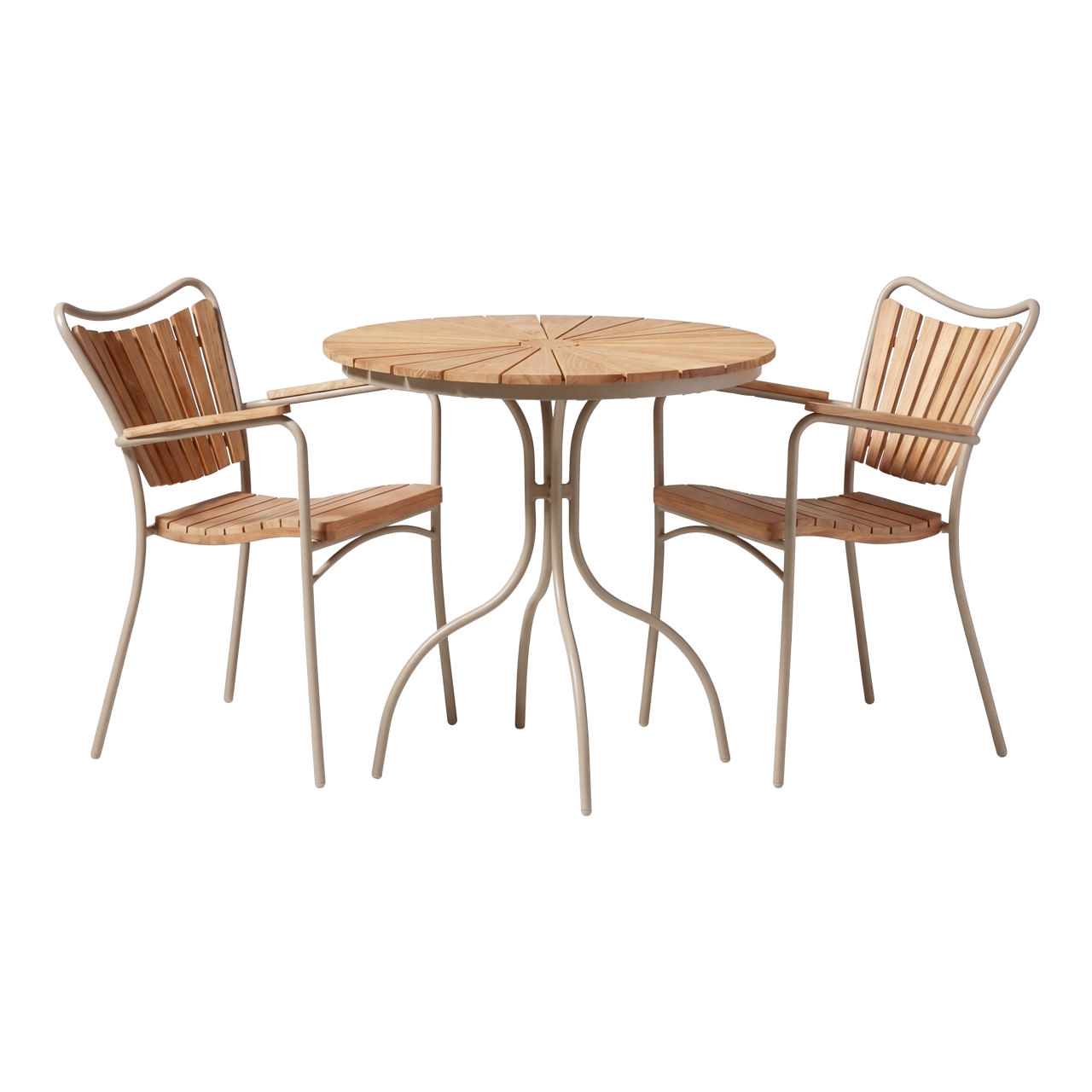 Ellen cafébord - sandfärgad Ø80