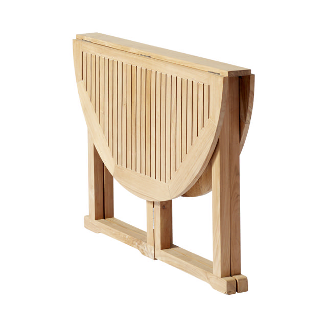 Butterfly fällbord - teak Ø110