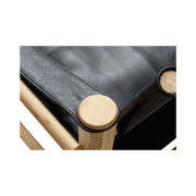 Noble safaristol - bambu & svart läder