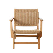 Eya loungestol - paperloom-flätning