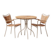 Ellen trädgårdsstol - sandfärgad