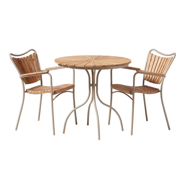 Ellen trädgårdsstol - sandfärgad