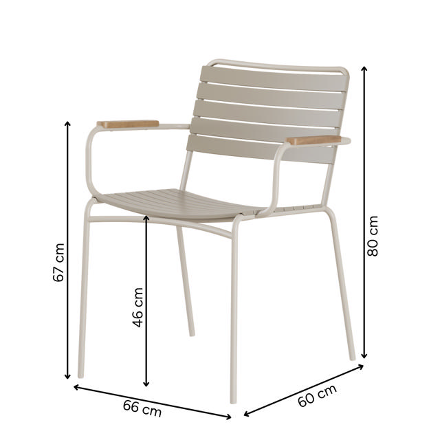 MOOD Matic stol - sandfärgad