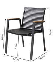 MOOD Classic Extreme stol - antracit