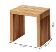 Rib pall - teak