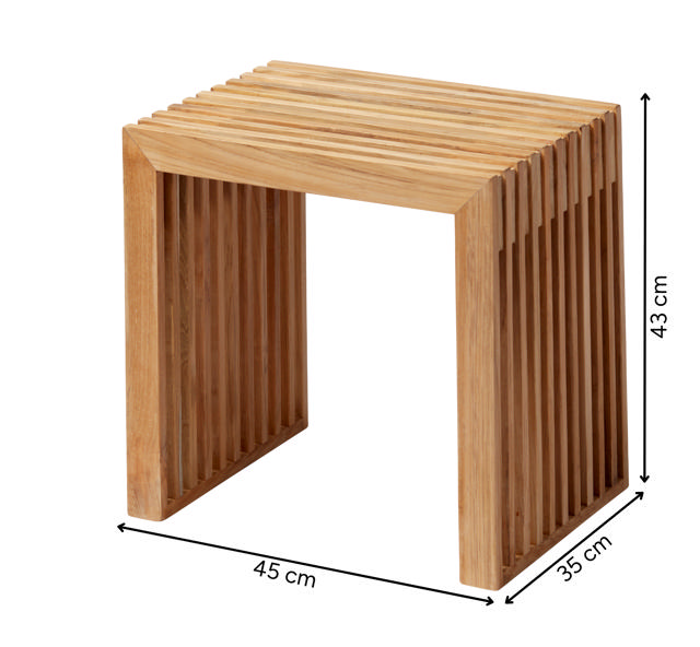 Rib pall - teak