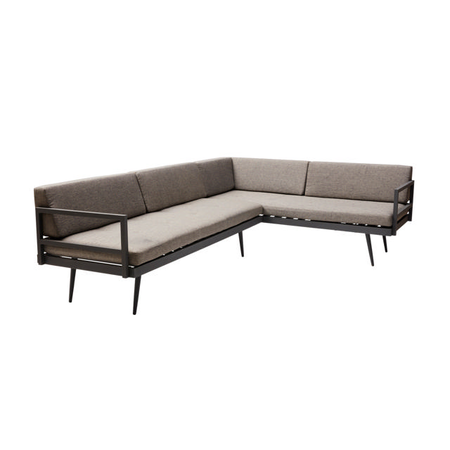 Rio loungesoffa-set - antracit