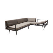 Rio loungesoffa-set - antracit
