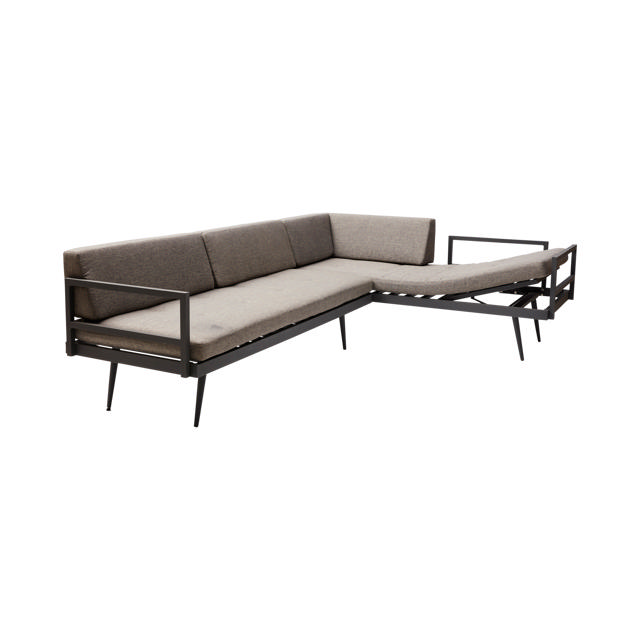 Rio loungesoffa-set - antracit