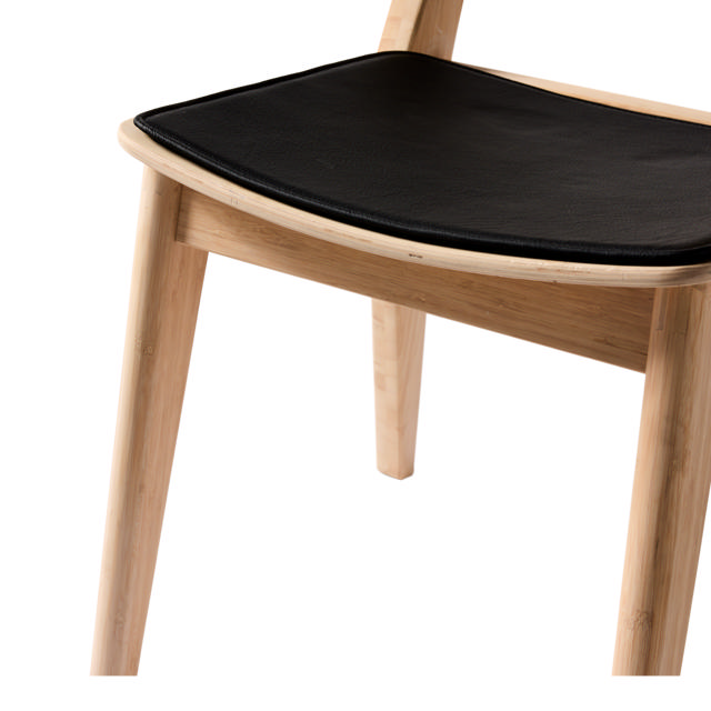 Elvo läderdyna - svart