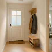 Rib multifunktionell bänk med förvaring - bambu