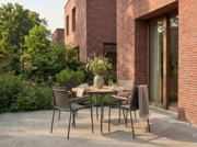 Ellen & Mood Classic set - bord Ø110 & fyra stolar - antracit