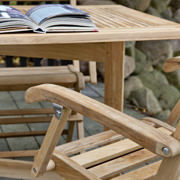 Butterfly & York - klaffbord & fyra stolar - teak