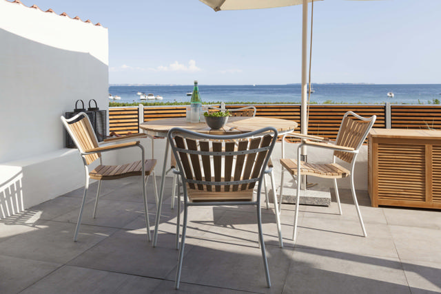 Ellen bord - vitt Ø110