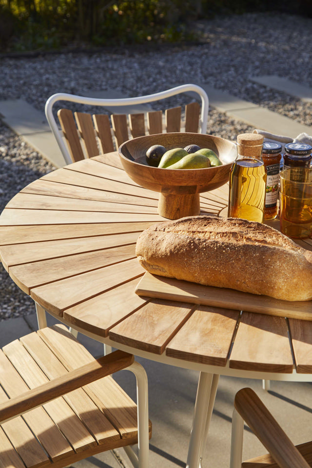 Ellen bord - vitt Ø110