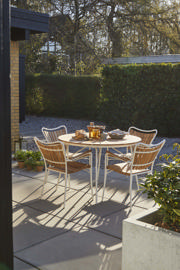 Ellen bord - vitt Ø110