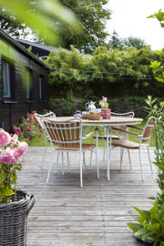 Ellen bord - vitt Ø110