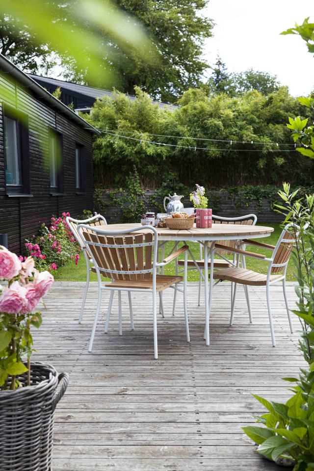 Ellen bord - vitt Ø110