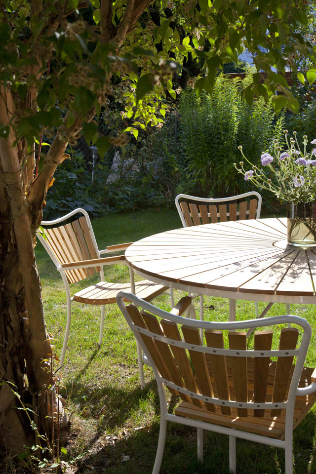 Ellen bord - vitt Ø110