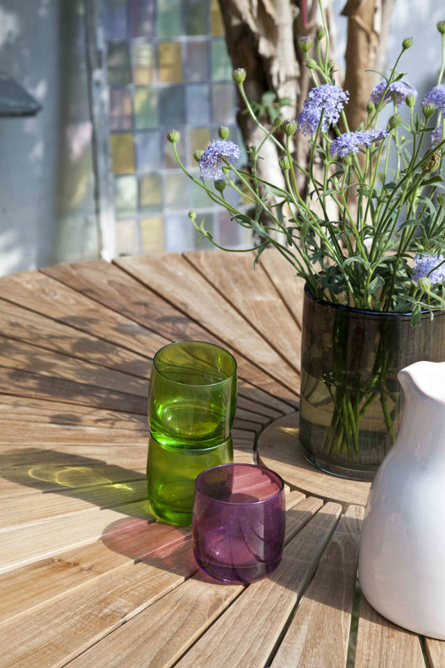 Ellen bord - vitt Ø110