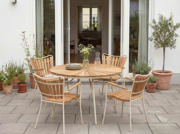 Ellen bord - sandfärgad Ø110 