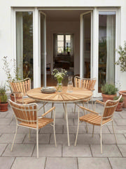 Ellen bord - sandfärgad Ø110 