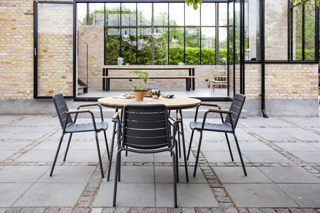 Ellen bord - antracit Ø110