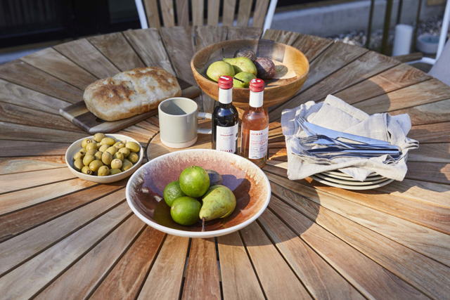 Ellen bord - vitt Ø130