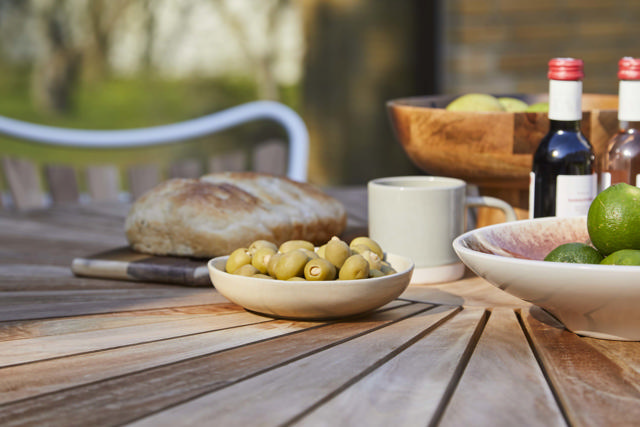 Ellen bord - vitt Ø130