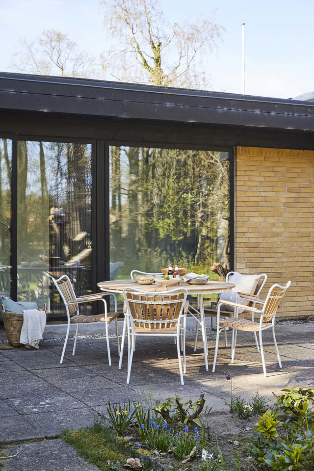 Ellen bord - vitt Ø130