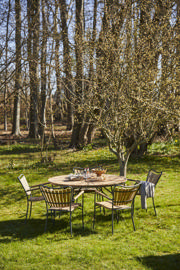 Ellen bord - antracit Ø130 