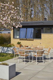 Ellen bord - vitt Ø150