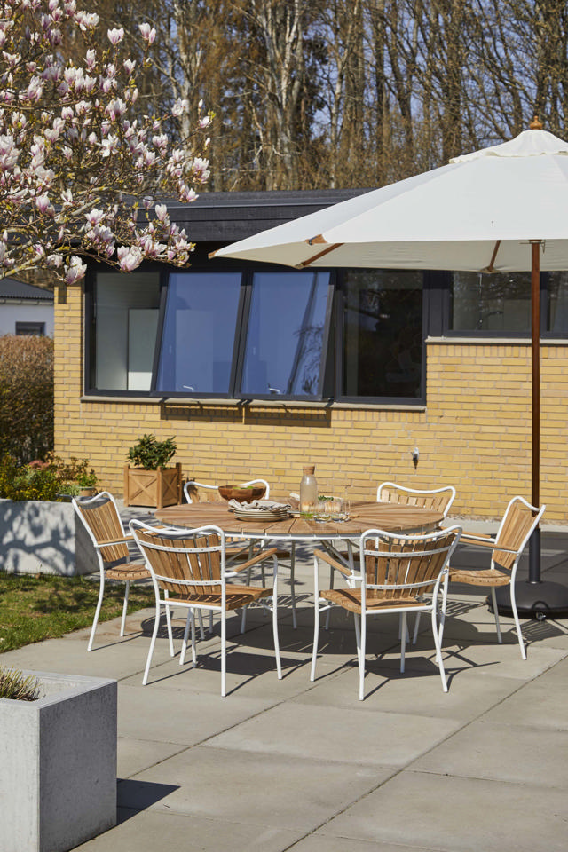 Ellen bord - vitt Ø150