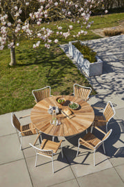 Ellen bord - vitt Ø150