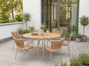 Ellen bord - sandfärgad Ø150