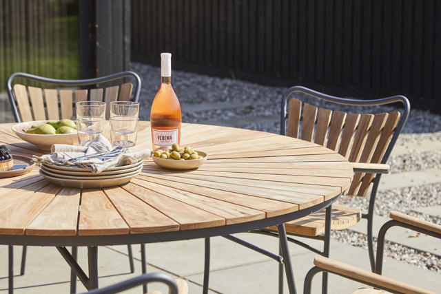 Ellen bord - antracit Ø150 