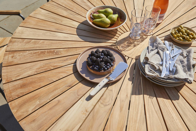 Ellen bord - antracit Ø150 