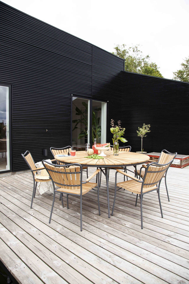 Ellen bord - antracit Ø150 