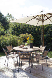 Ellen bord - antracit Ø150 