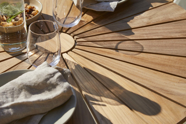 Ellen cafébord - vitt Ø80