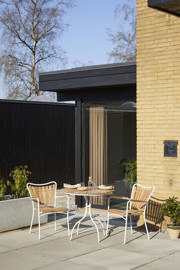 Ellen cafébord - vitt Ø80