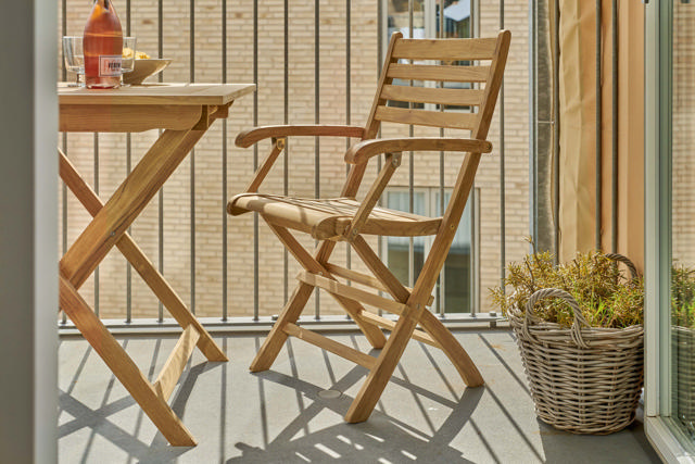 York fällbord - teak