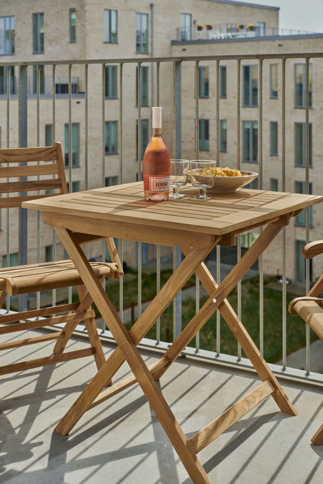 York fällbord - teak