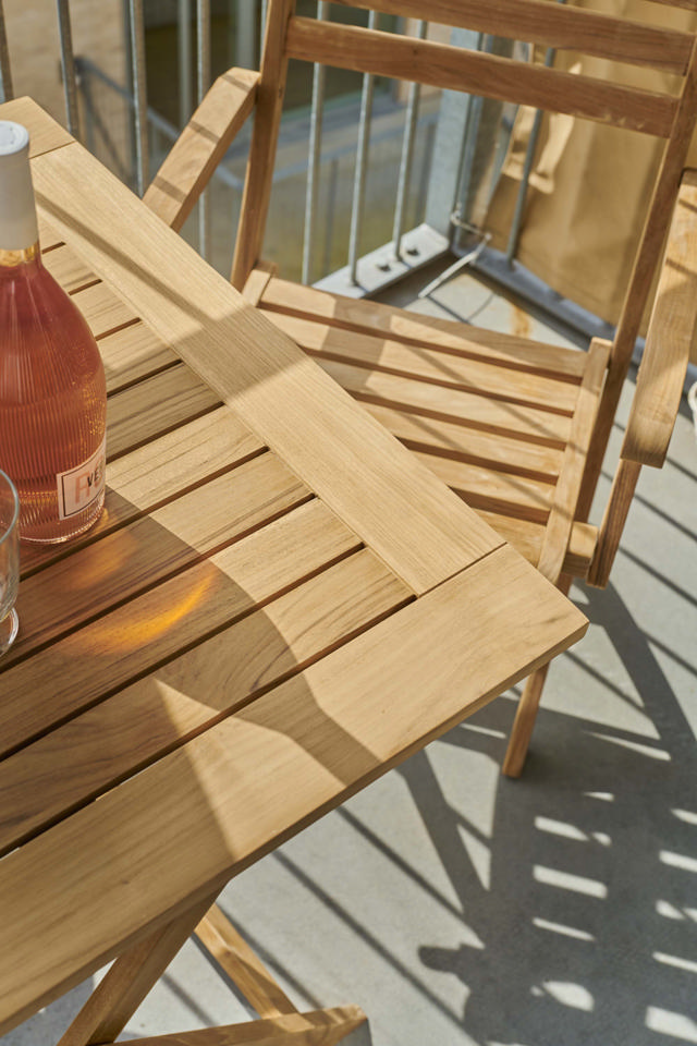 York fällbord - teak