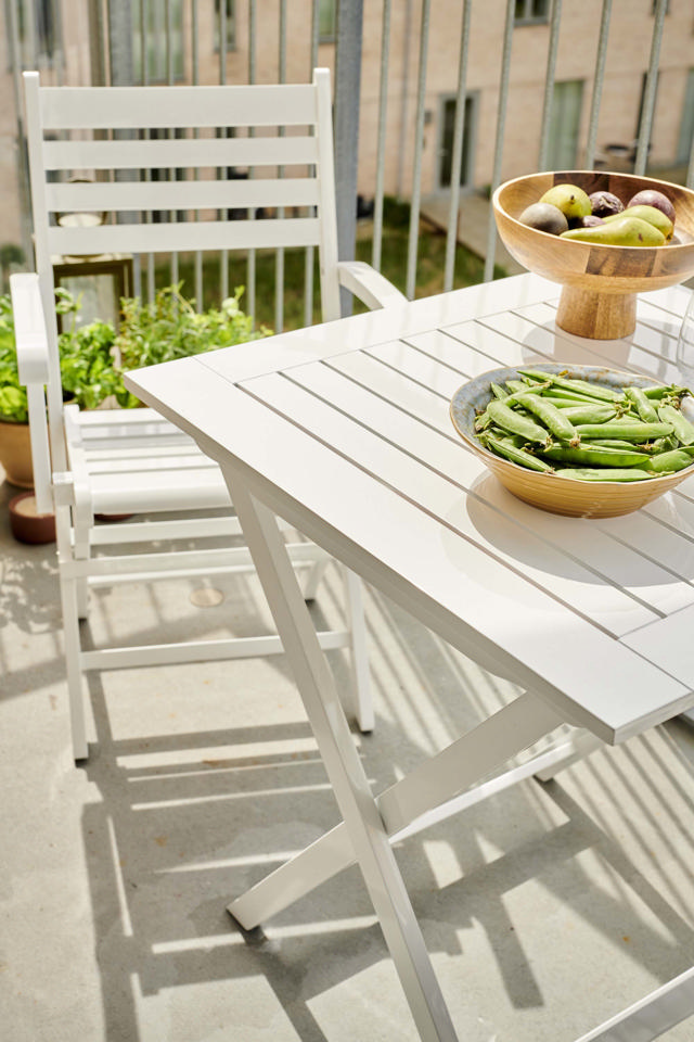 York fällbord - vit