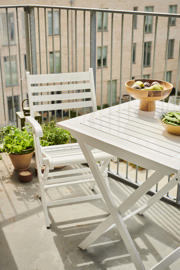 York fällbord - vit