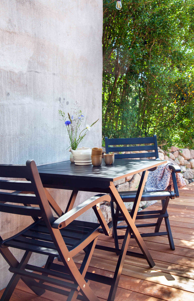 York fällbord - svart