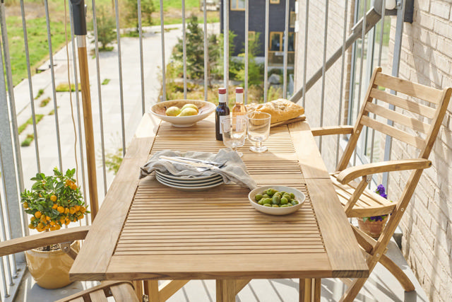 Butterfly fällbord - teak