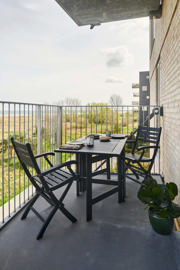 Butterfly fällbord - svart