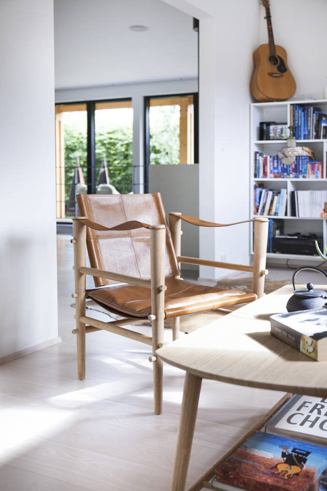 Noble safaristol -  bambu & ljusbrunt läder